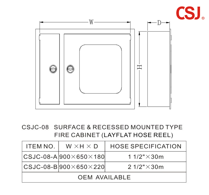 SURFACE MOUNTED TYPE FIRE HOSE REEL CABINET Buy Product On Suzhou HLC