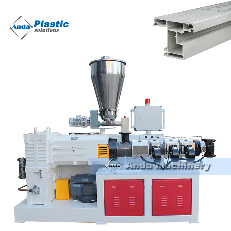 PVC profile production line from China manufacturer Anda Machinery Co