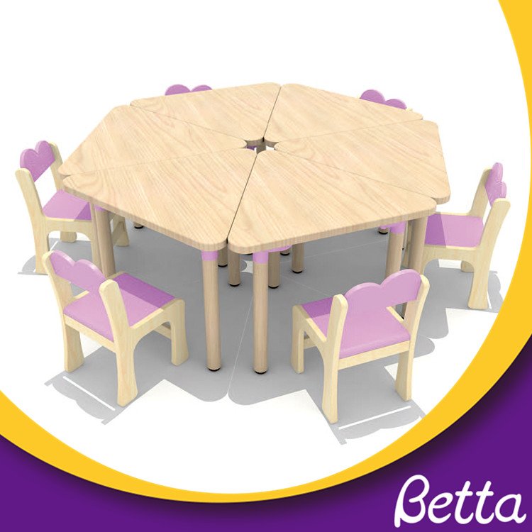 Colorful kindergarten classroom furniture wooden dining table set Buy