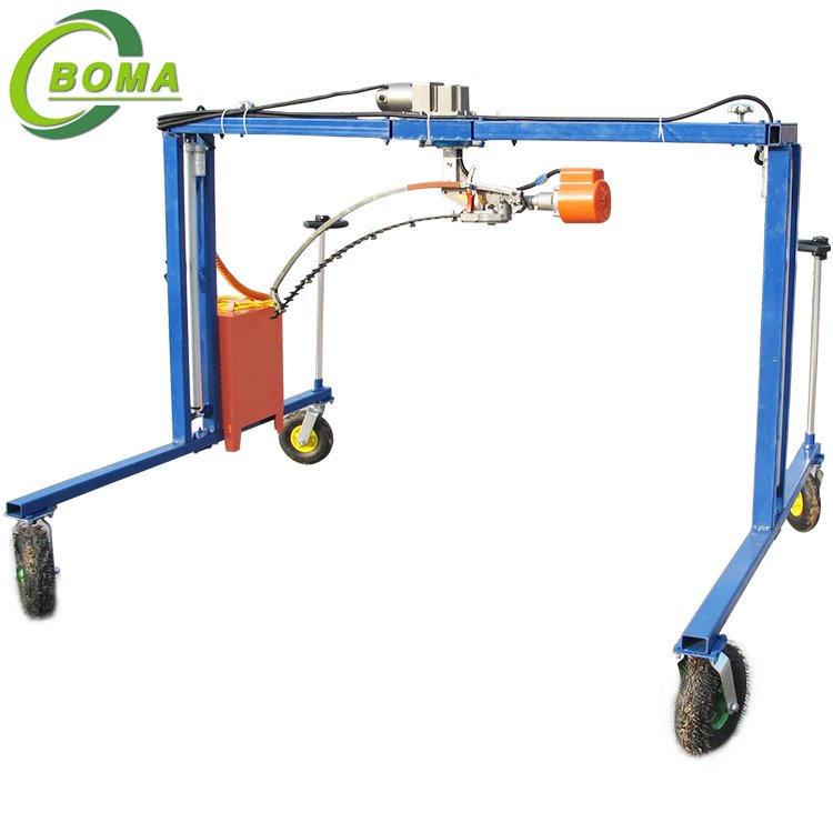 Multifunctional Frame Adjustable in Height Cropping Machine for Plant