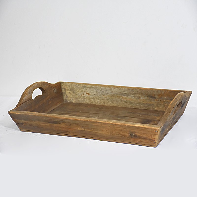 Narrow Unique Rustic Vintage Style Reclaimed Wood Tray Buy tray