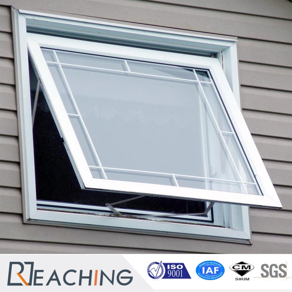 Customized Double Glazing UPVC PVC Windows Awning Window Glass